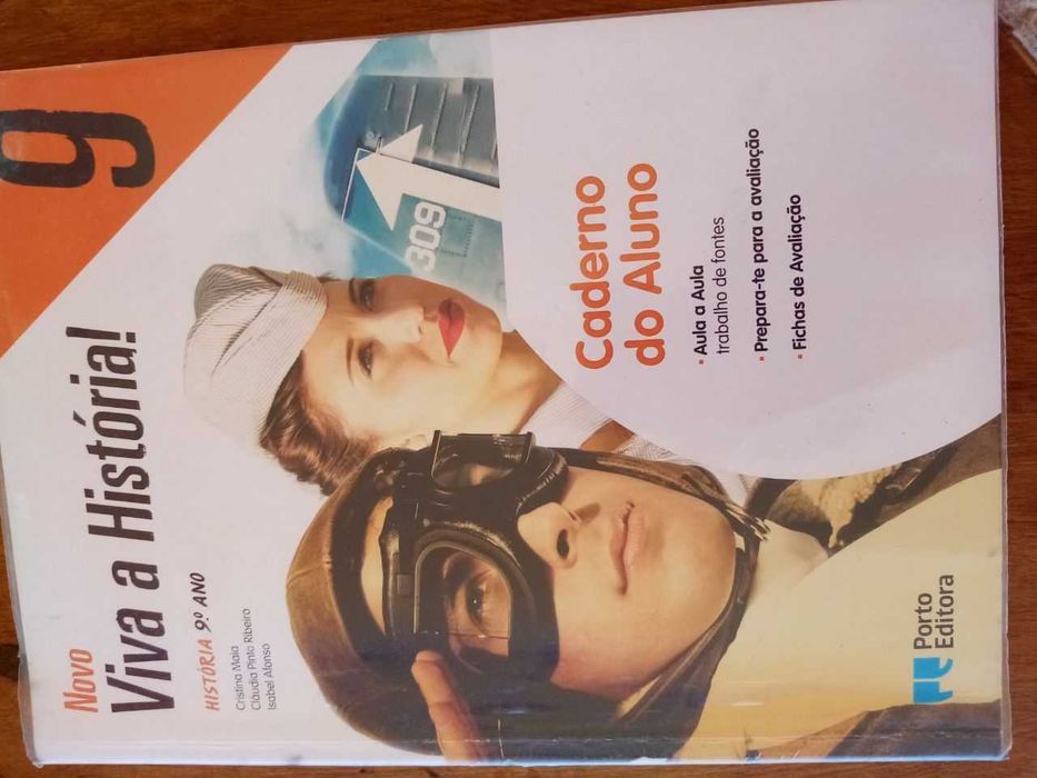 Caderno de Atividades 9ºano (frances, fq, ing, ciencias, hist, pt,mat)
