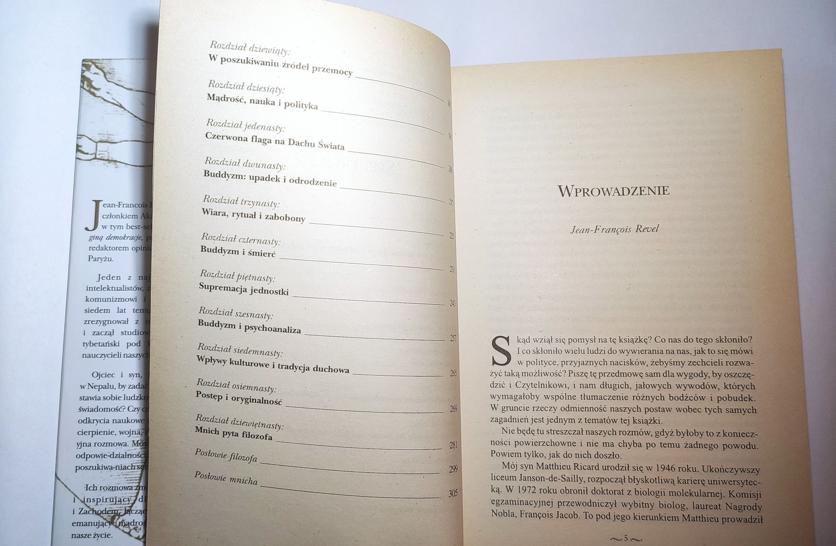 "Mnich i filozof" - Matthieu Ricard, J. F. Revel