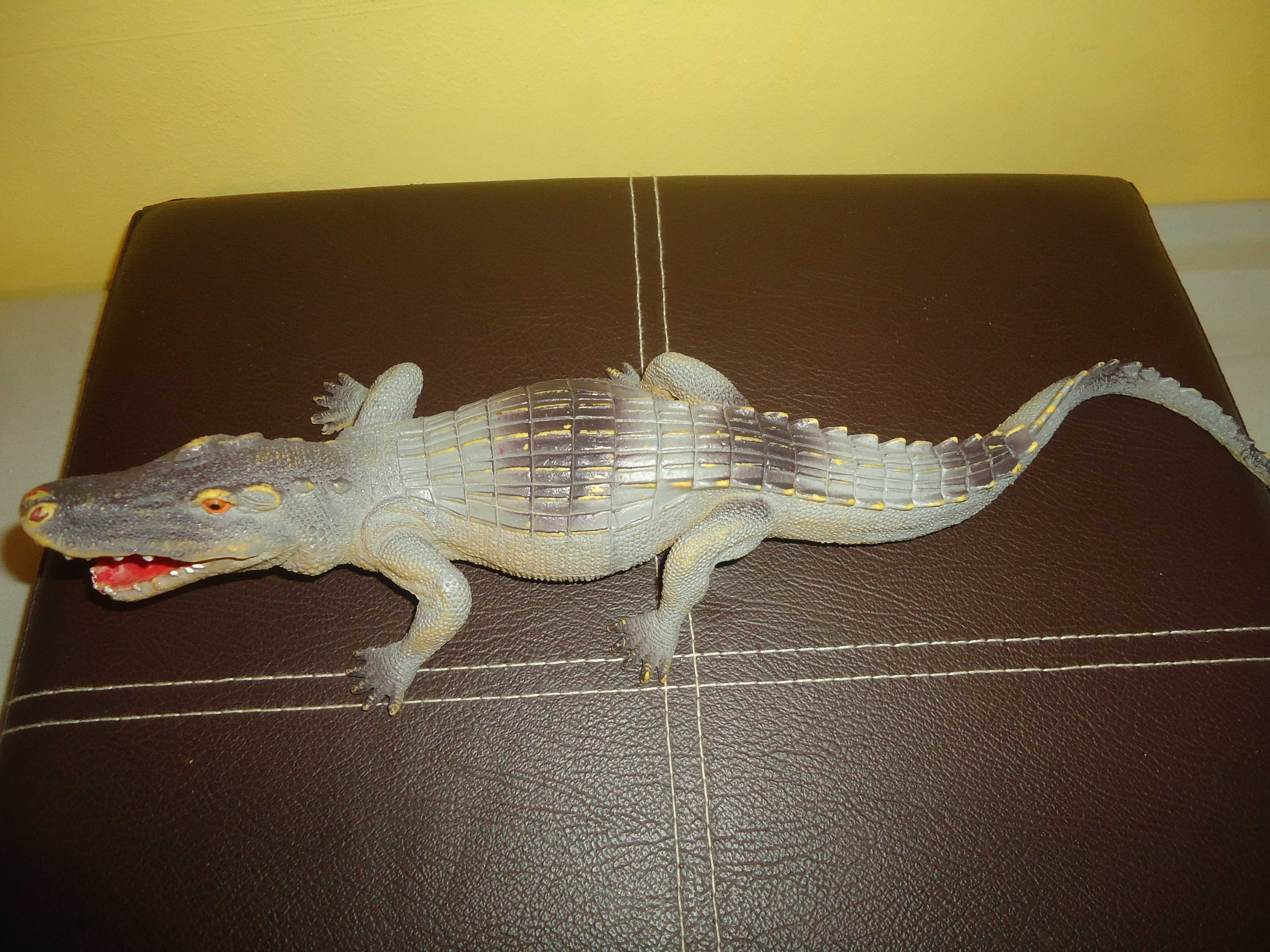 Mississippi Aligator Krokodyl Figurka Zabawka Długość 32cm