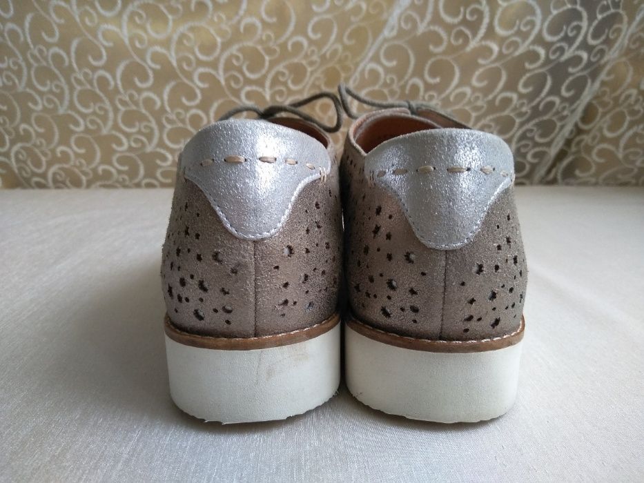 Туфли оксфорд серо золотистые НОВЫЕ mam zelle / mamzelle