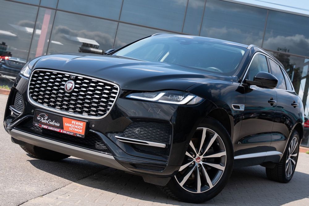 Jaguar F-Pace Perfekcyjny 2.0D 204PS ALU 19 Skóra AWD Kamera 360 DrewnoMax
