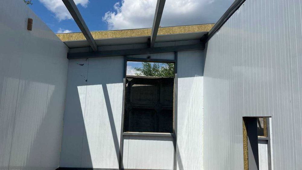 Сендвіч панелі покрівельні ( пінопласт, Вата)