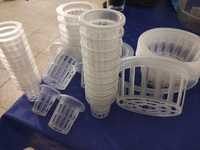 Vaso / Potes para Hidroponia e frascos de vidro para os potes