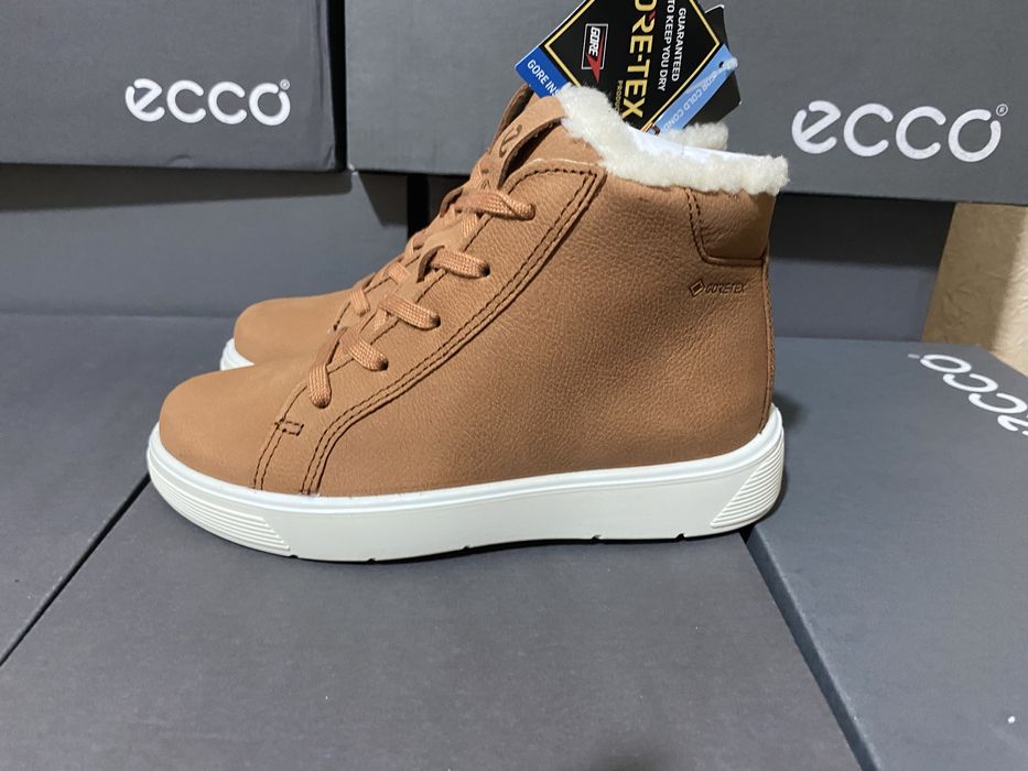 Шкіряні зимові черевики ecco 28 розмір
