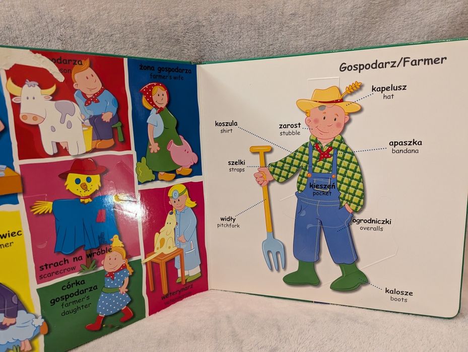 Mój pierwszy słownik obrazkowy język angielski gospodarstwo