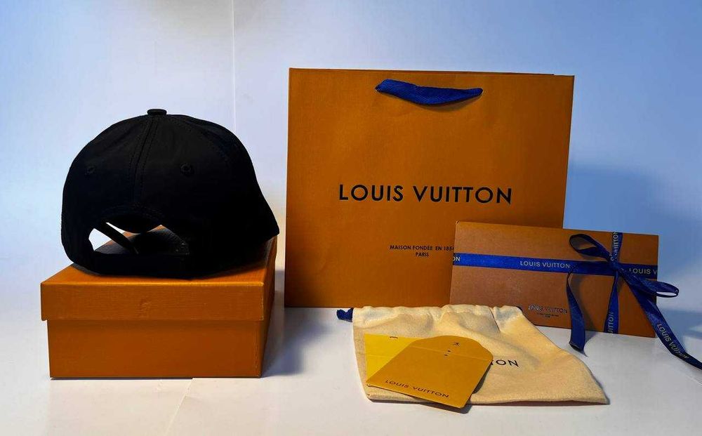 Louis Vuitton Męska damska czapka z daszkiem bejsbolówka, Francja 09-5