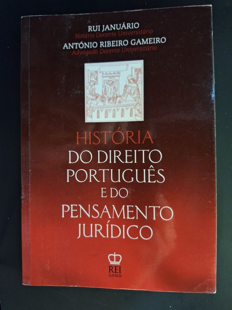 Livro "História do Direito Português e do Pensamento Jurídico"