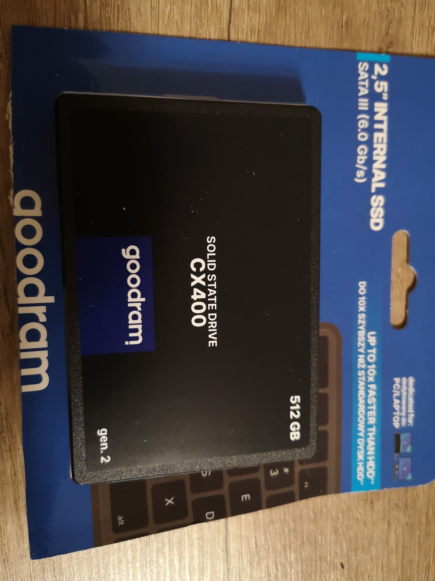 Komputer stacjonarny PC z monitorem 22" nowy dysk SSD 512, nagrywarka
