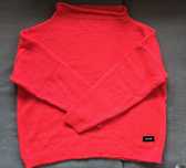Sweter malinowy neonowy xxl