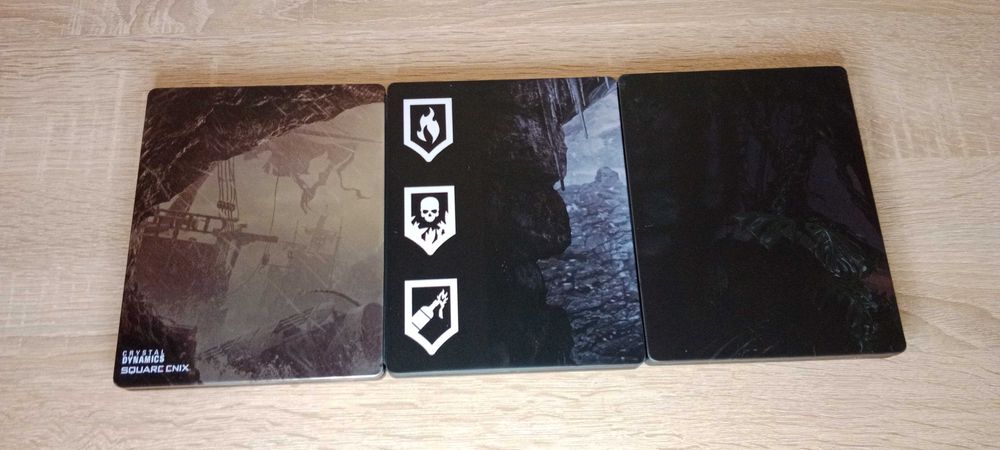 Steelbook Tomb Raider (Fantasybox) Zestaw Trzech sztuk w foliach