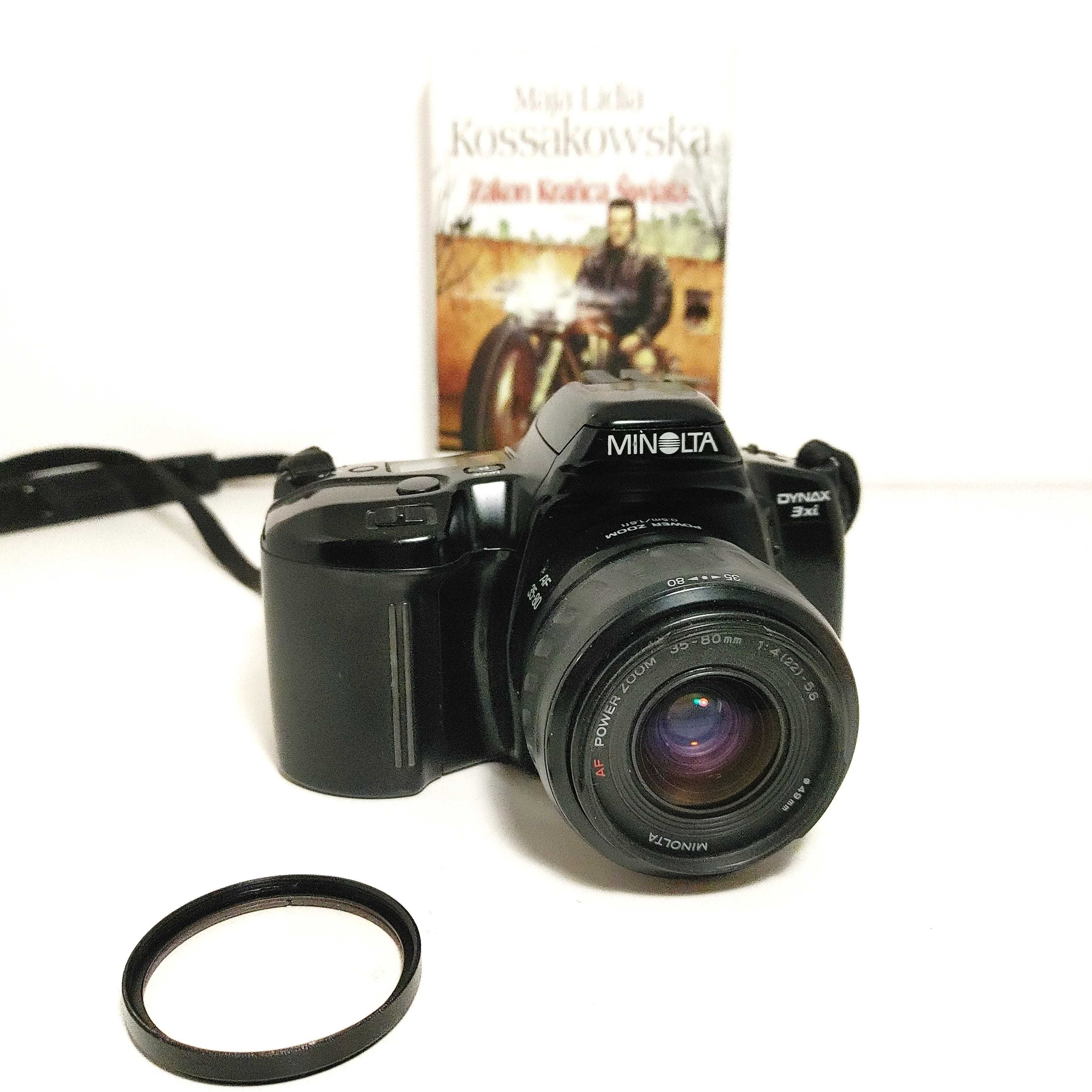 Analogowa Lustrzanka z Auto Focusem MINOLTA Dynax 3xi Ładny stan 38-80