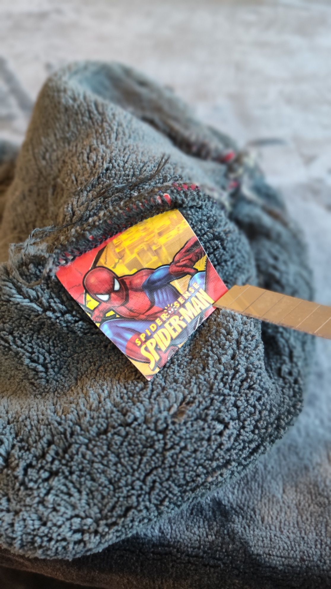 Zimowa czapka uszatka Marvel / Spiderman
