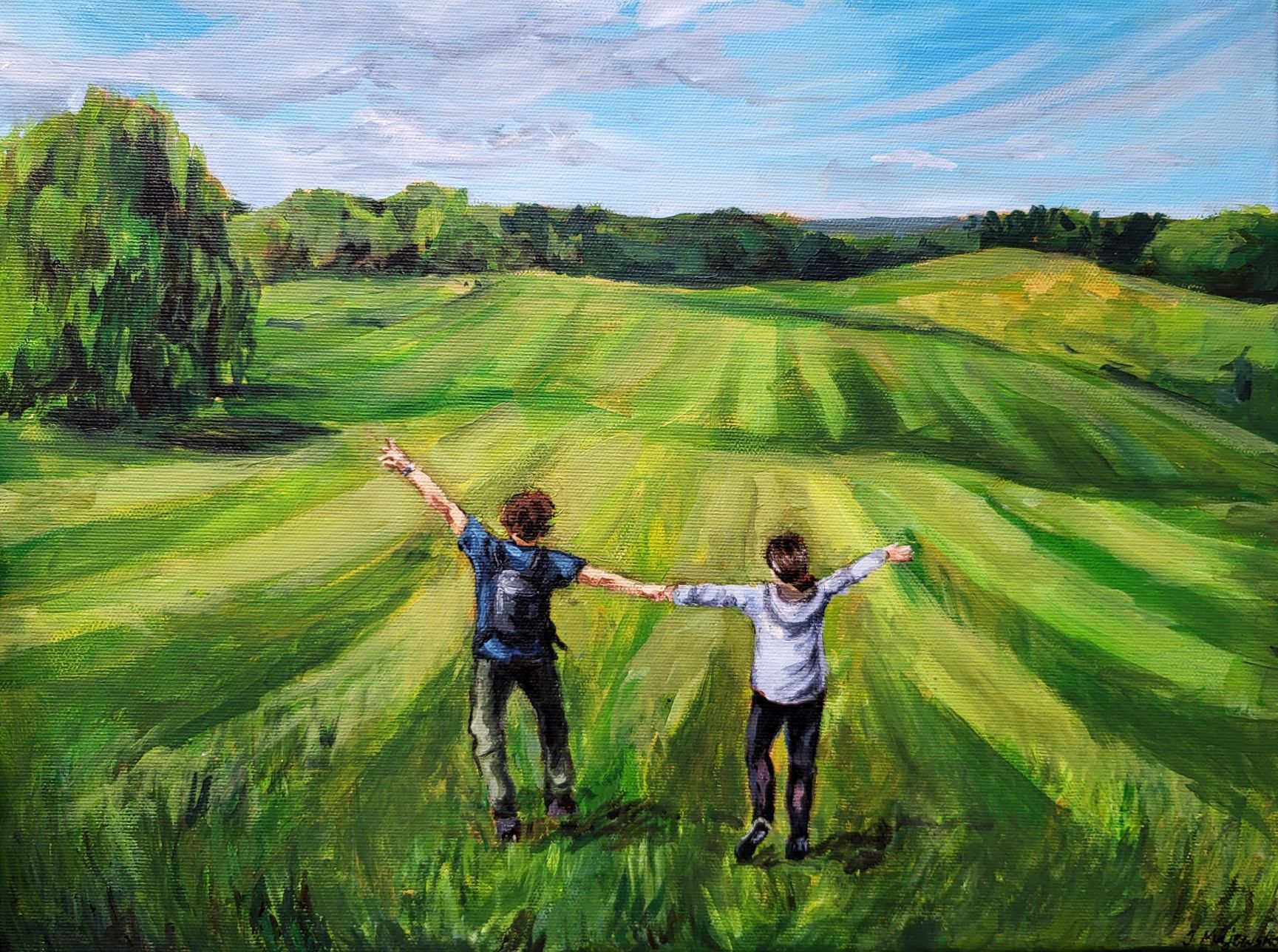 Portret obraz rysunek na zamówienie prezent olejny akrylowy ołówki