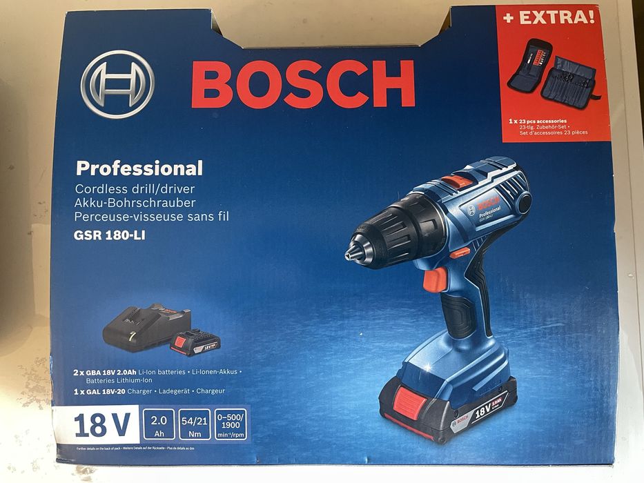 Акумуляторний шуруповерт Bosch GSR 180-li