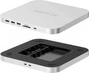 HUB USB-C AGPTEK PRO Z Podwójną Obudową Dysku  Stacja Dokująca