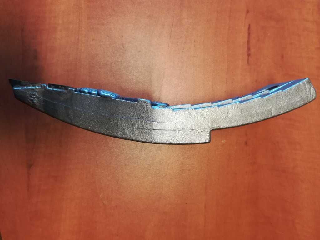 Dłuto Redlica KONGSKILDE DELTA FLEX 2-otworowe napaw płytka Landstal