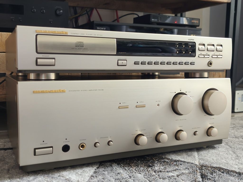 Wzmacniacz Marantz PM-68 + CD-67 MKII