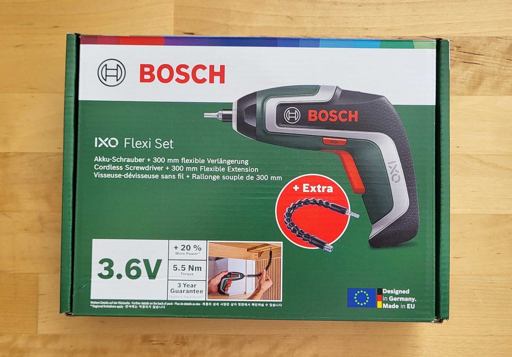 Bosch IXO 7 Flexi Set + Extra — акумуляторний шуруповерт