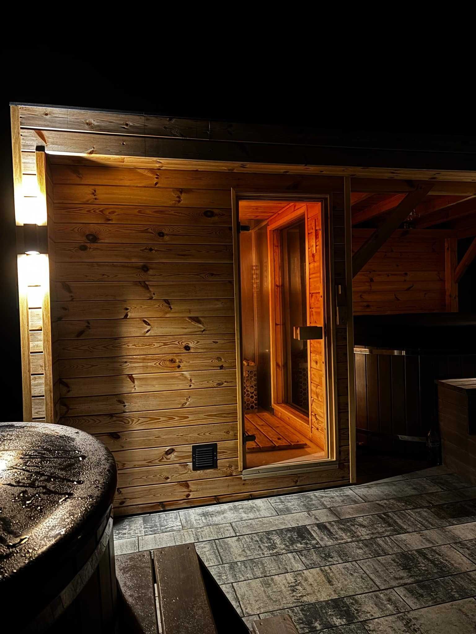 Sauna ogrodowa z balią + altana – luksusowy relaks w Twoim ogrodzie!