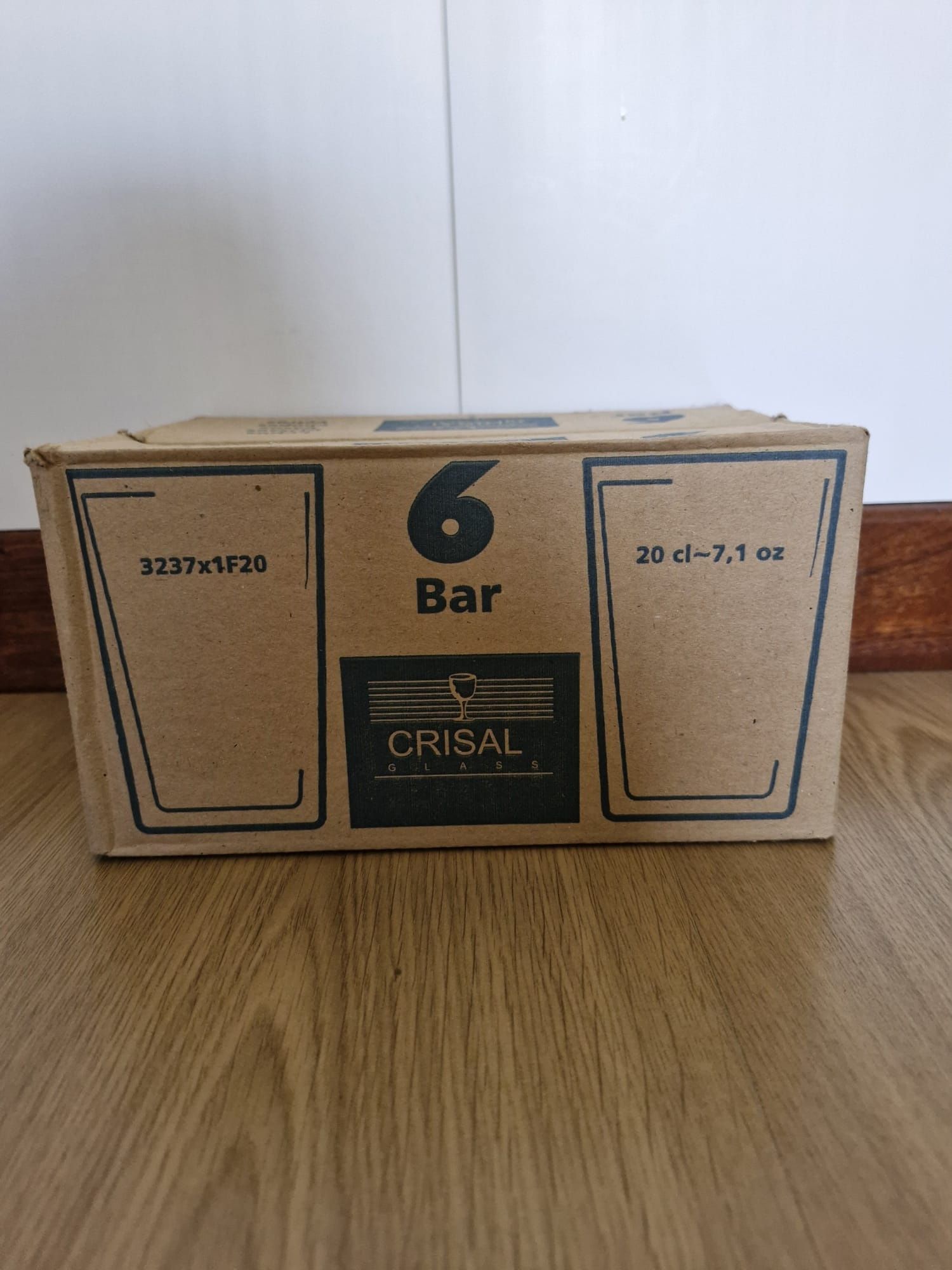 Pack 6 Copos de Água Crisal