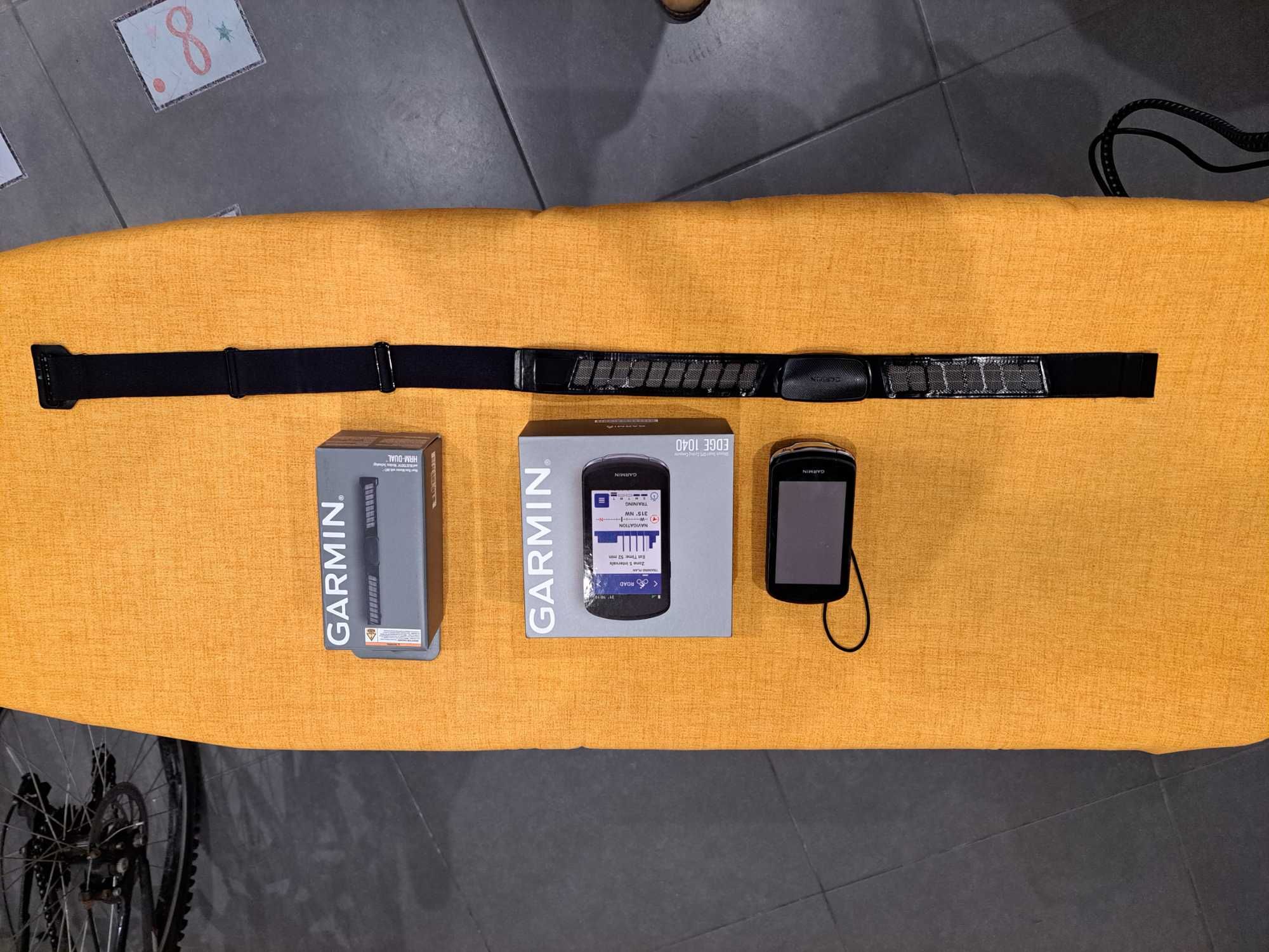 Garmin edge 1040 + banda cardiaca HMR