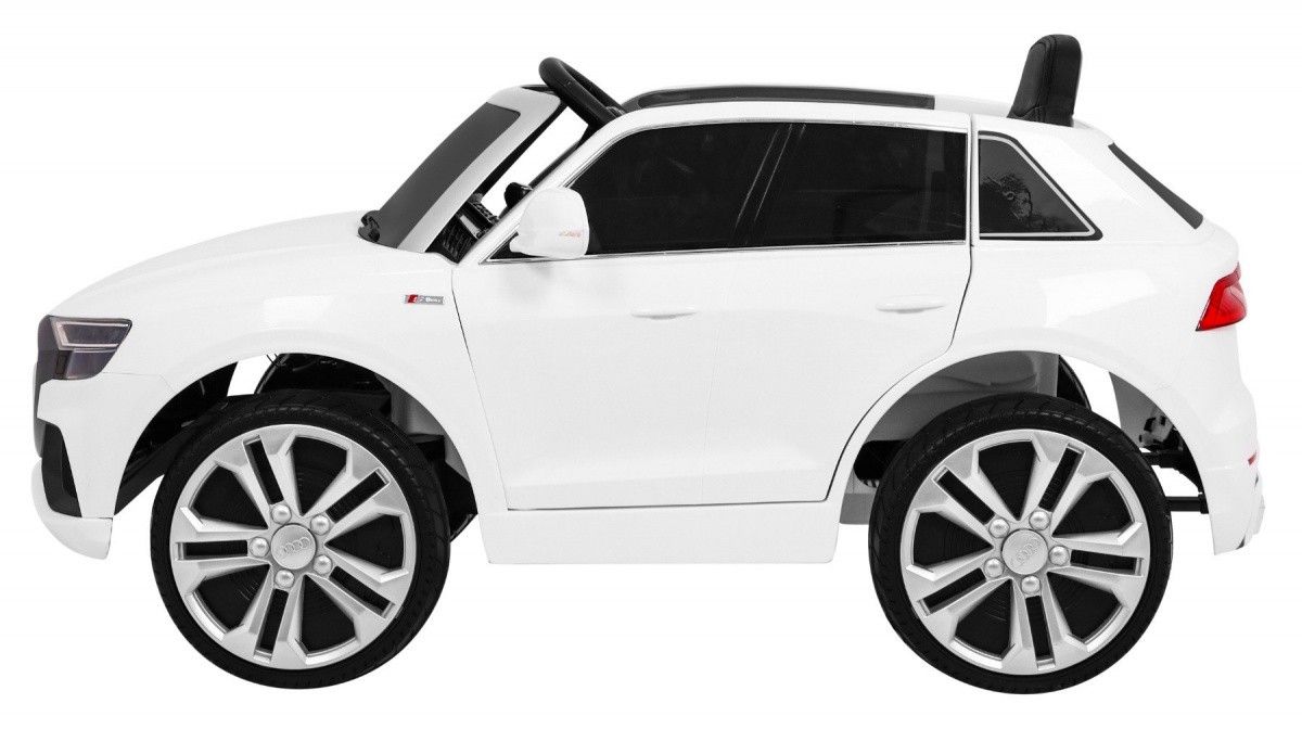 Audi Q8 Lift Na Akumulator Dla Dzieci Biały Pilot Eva Wolny Start Mp3