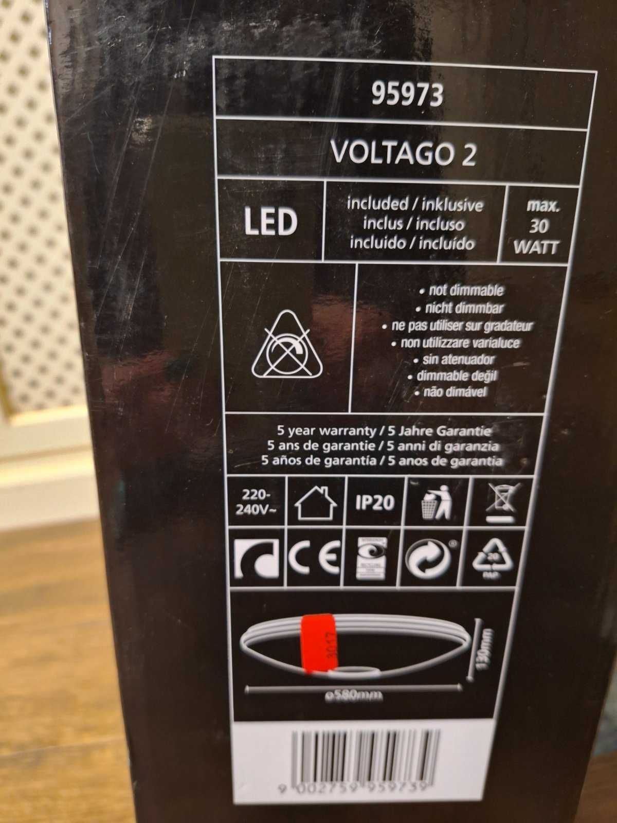 Eglo - Світлодіодний стельовий світильник 2xLED/9W/230V