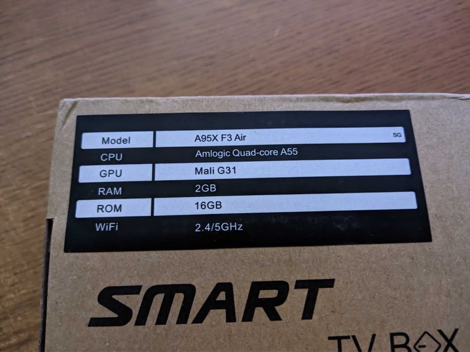 Смарт ТВ приставка A95X F3 Air 2/16 Android TV 9