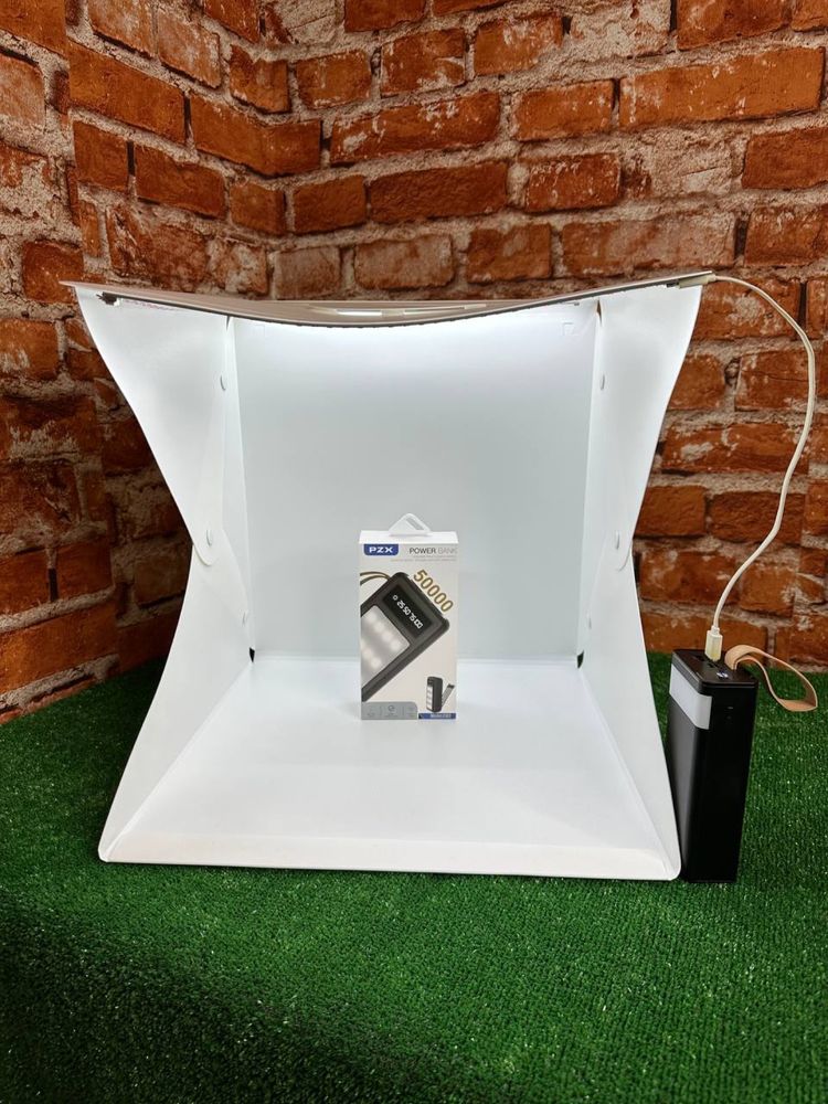 Фотобокс - лайтбокс с LED подсветкой для предметной съемки 40см