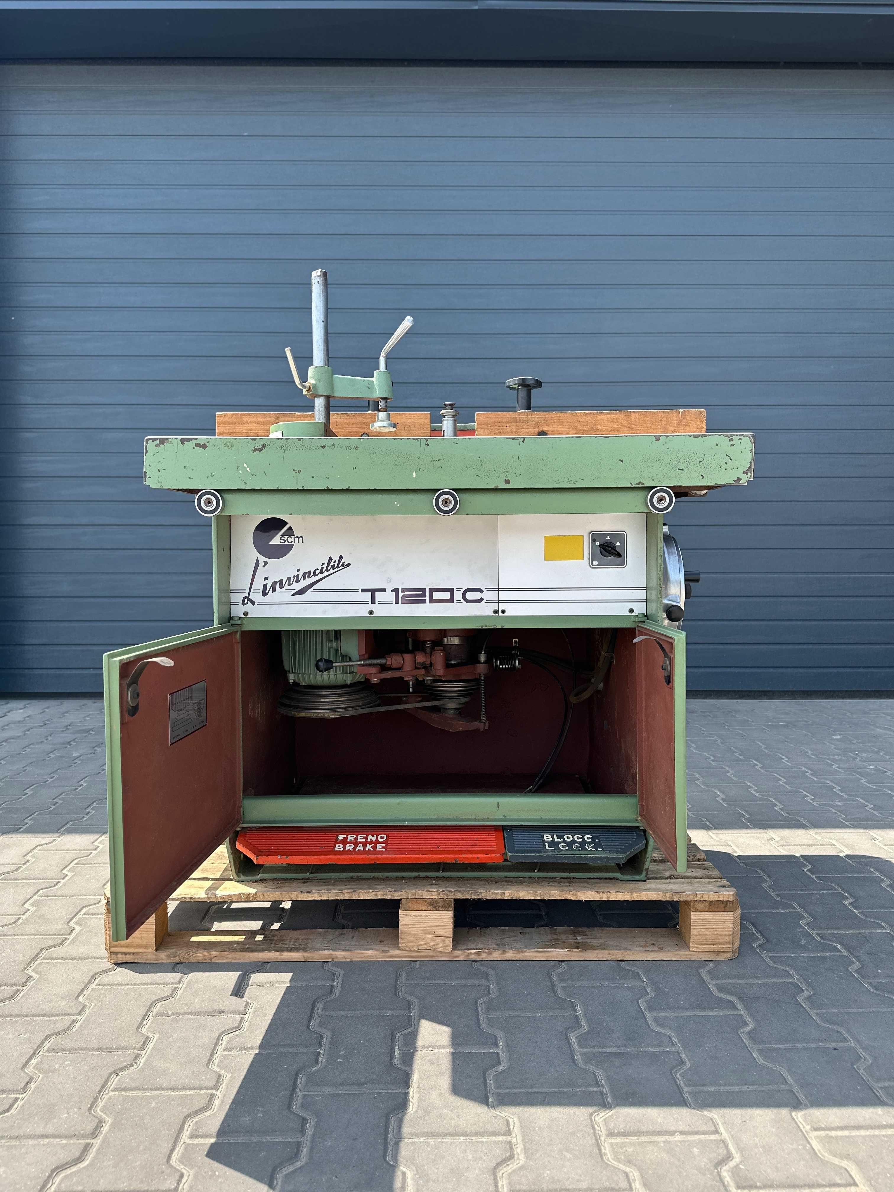 Frezarka dolnowrzecionowa SCM T120C z wózkiem (1357)