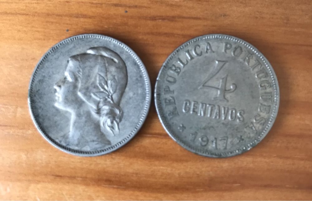 Moedas antigas (centavos/escudo)