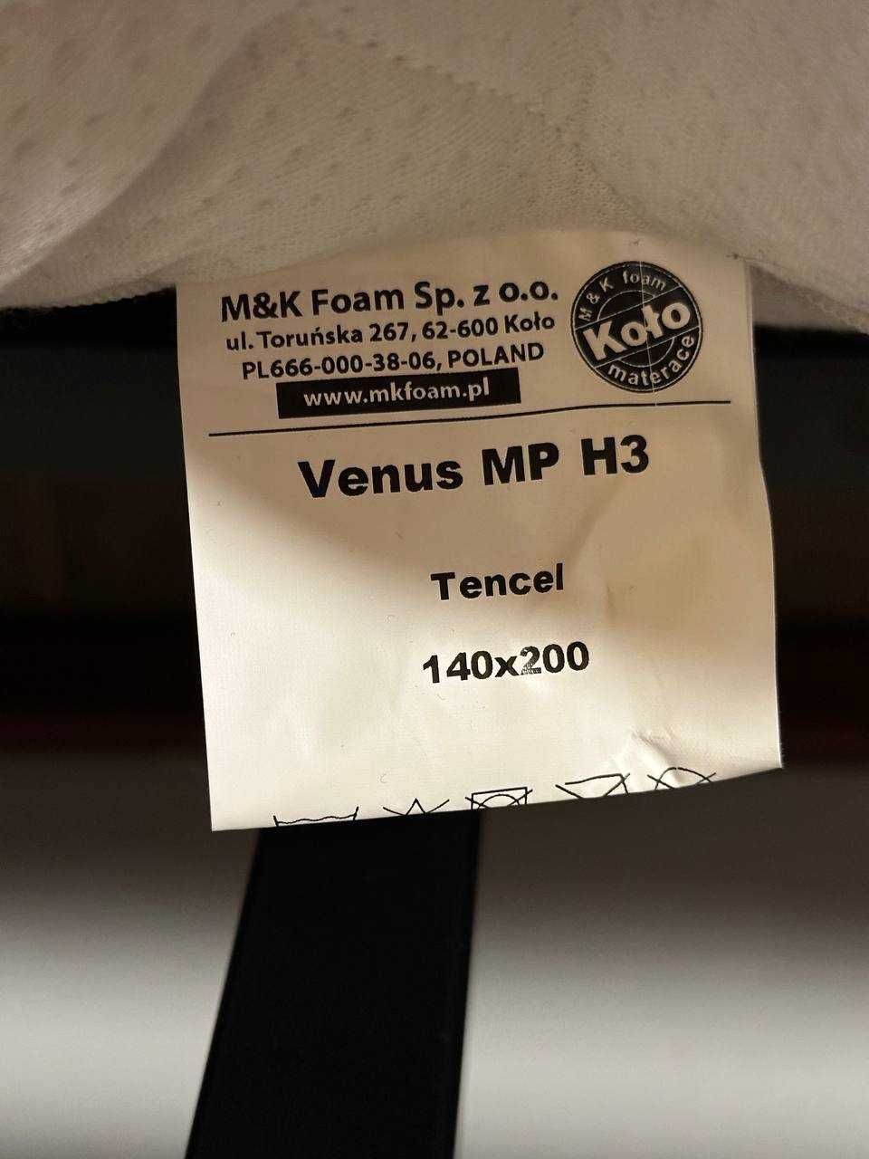 Materac Venus MP H3 Tencel 140x200
