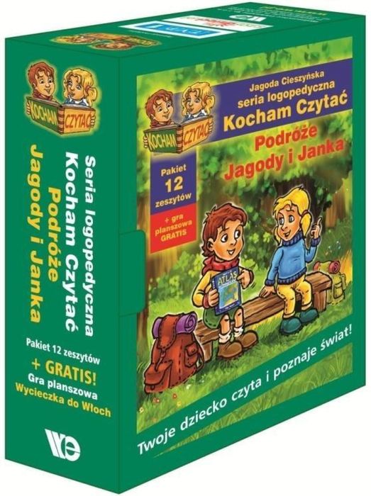 Kocham czytać. Pakiet 12 zeszytów (19-30) zielony Jagoda Cieszyńska