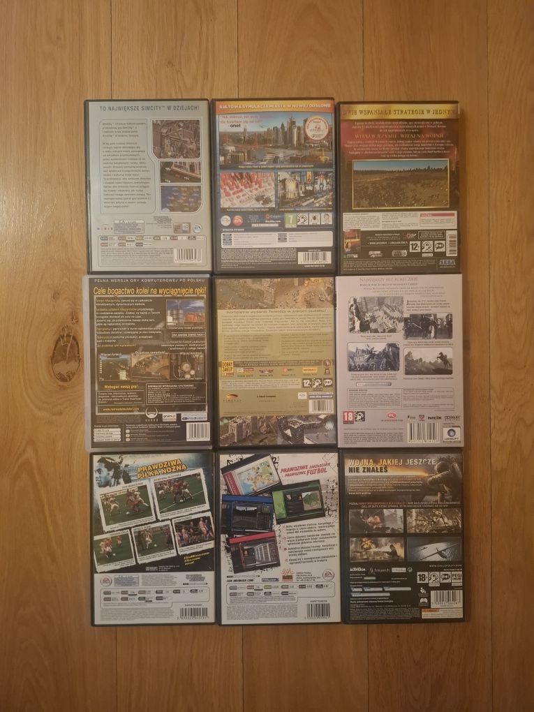 Gry PC - zestaw lub na sztuki