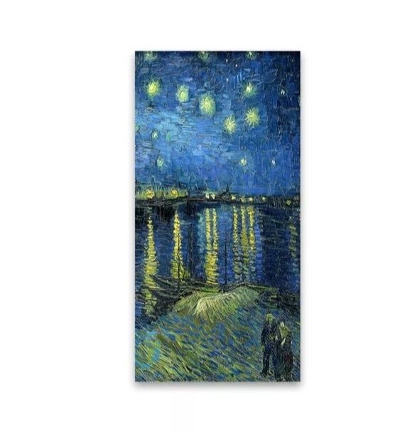 Plakat poster gwieździsta noc nad Rodanem Gogh 30x50 cm