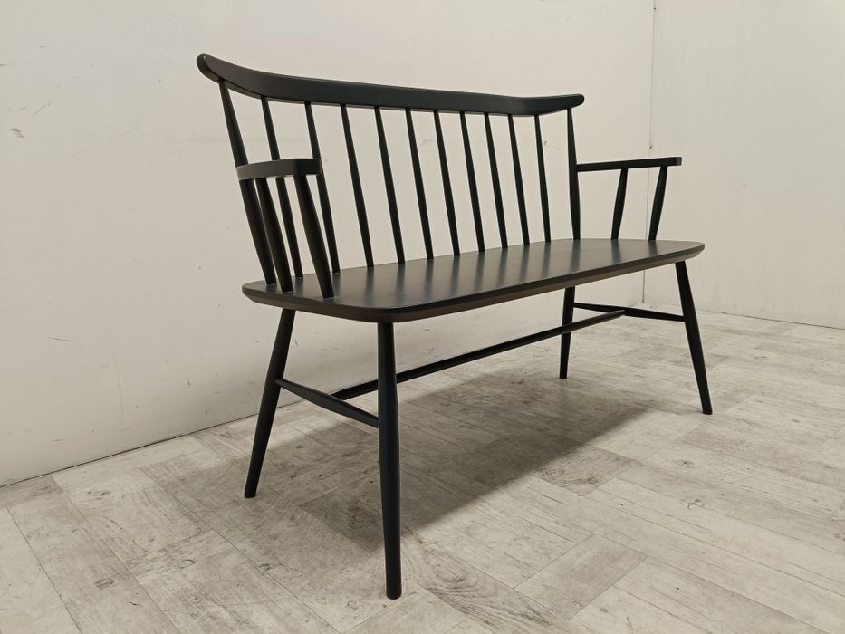 ławka patyczak Wand szczebelki drewniana modern S–1102