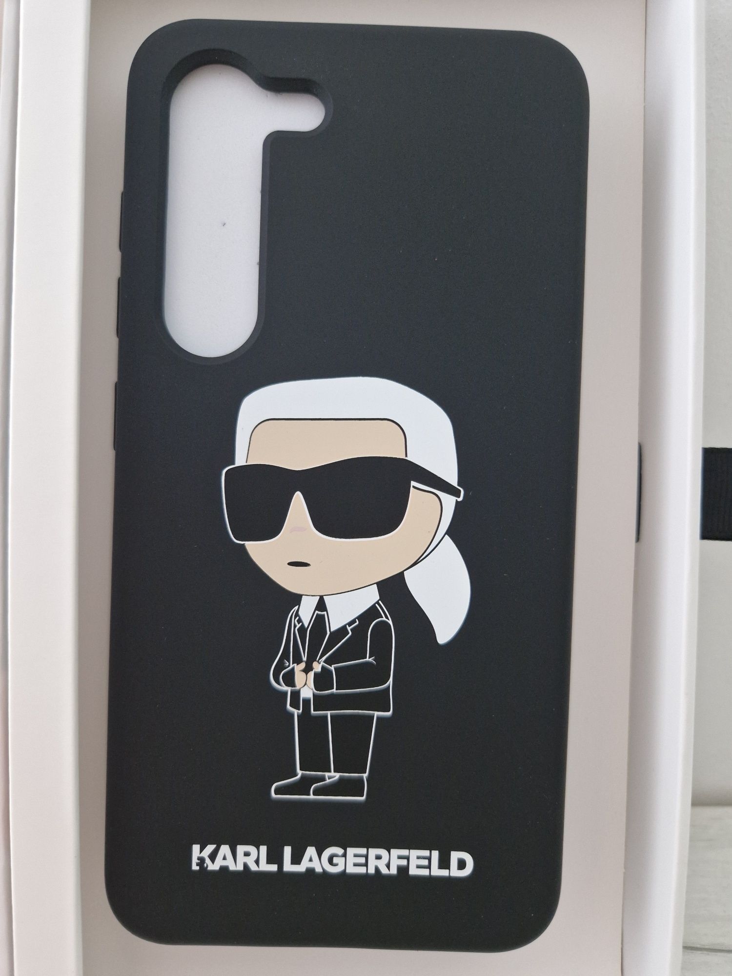 Oryginalne Etui KARL LAGERFELD Silicone Ikonik hardcase do Samsung S23