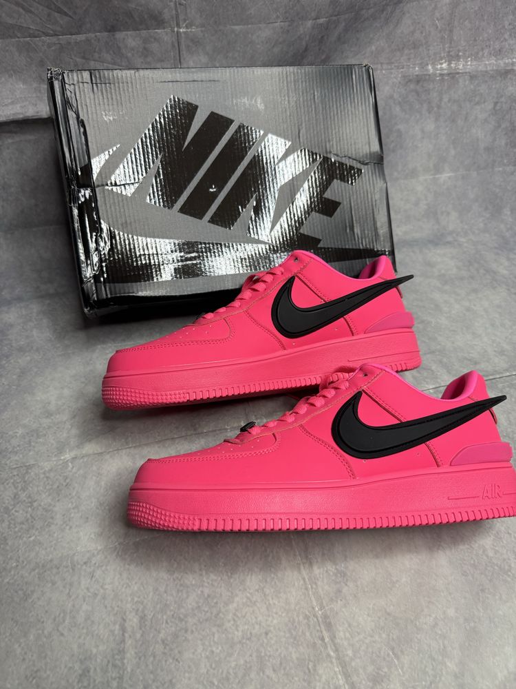 Кроссовки Nike Ambush, найк амбуш , force 1 , Pink Black , 43 , 44