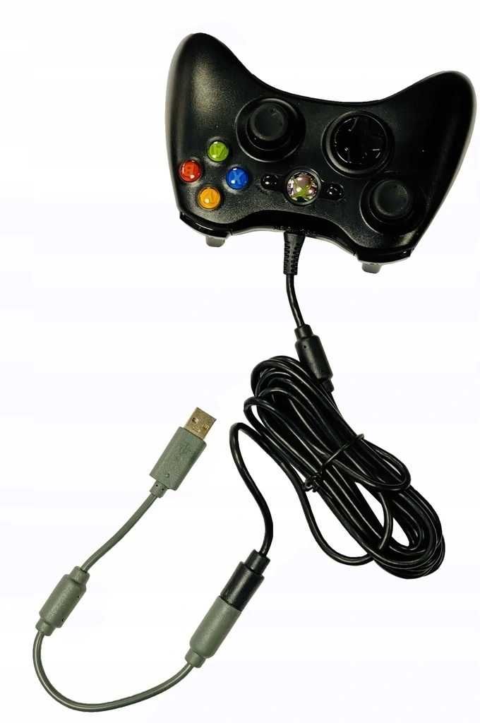 Adapter USB Pad przewodowy XBOX 360 do PC ** Video-Play Wejherowo