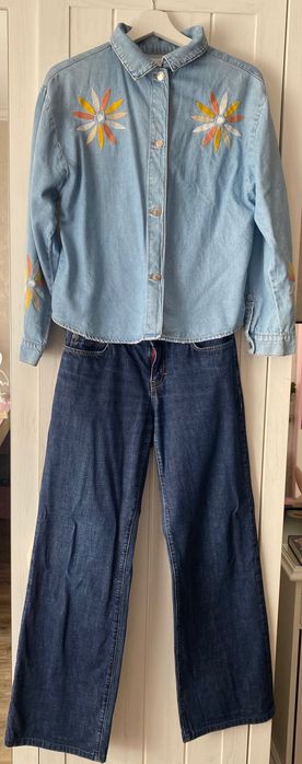 Одежда девочка /Zara, Benetton рост 164