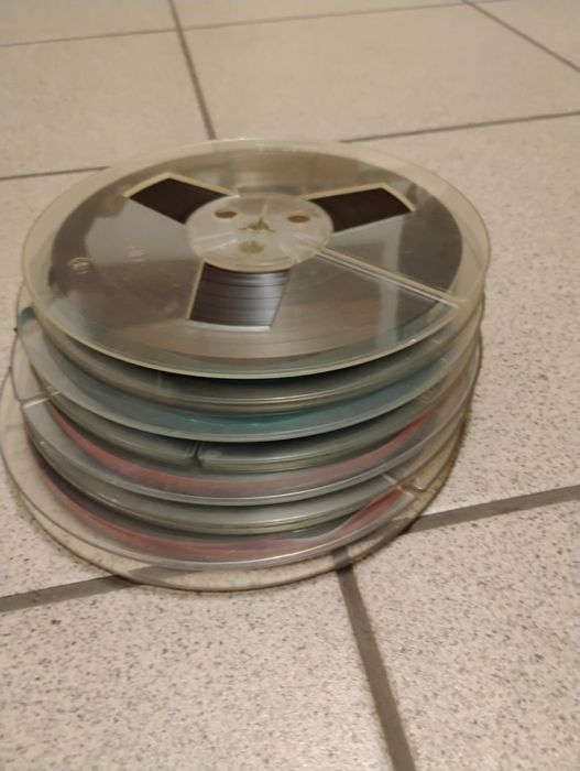 Taśmy , szpule magnetofon 18cm.