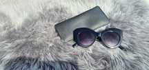 Nowe okulary przeciwsłoneczne mint&berry czarne damskie