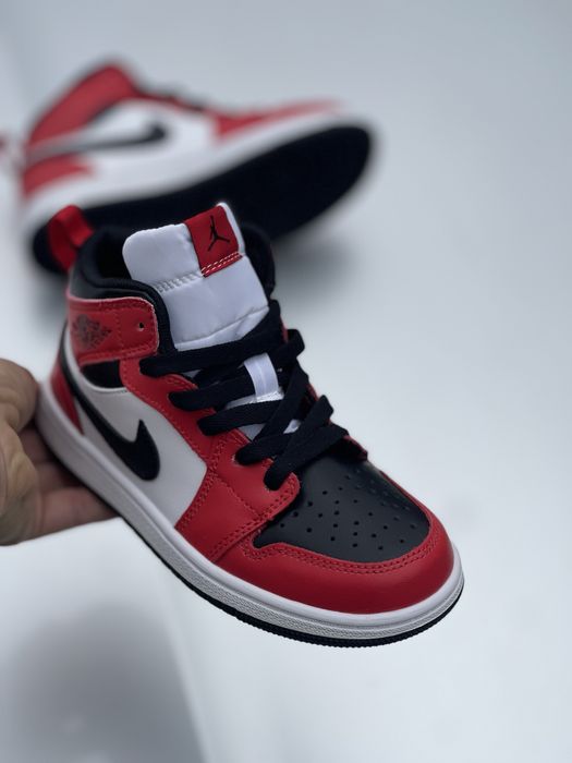 Дитячі ботинки Nike Air Jordan Red Black Mid р.22-25, 36