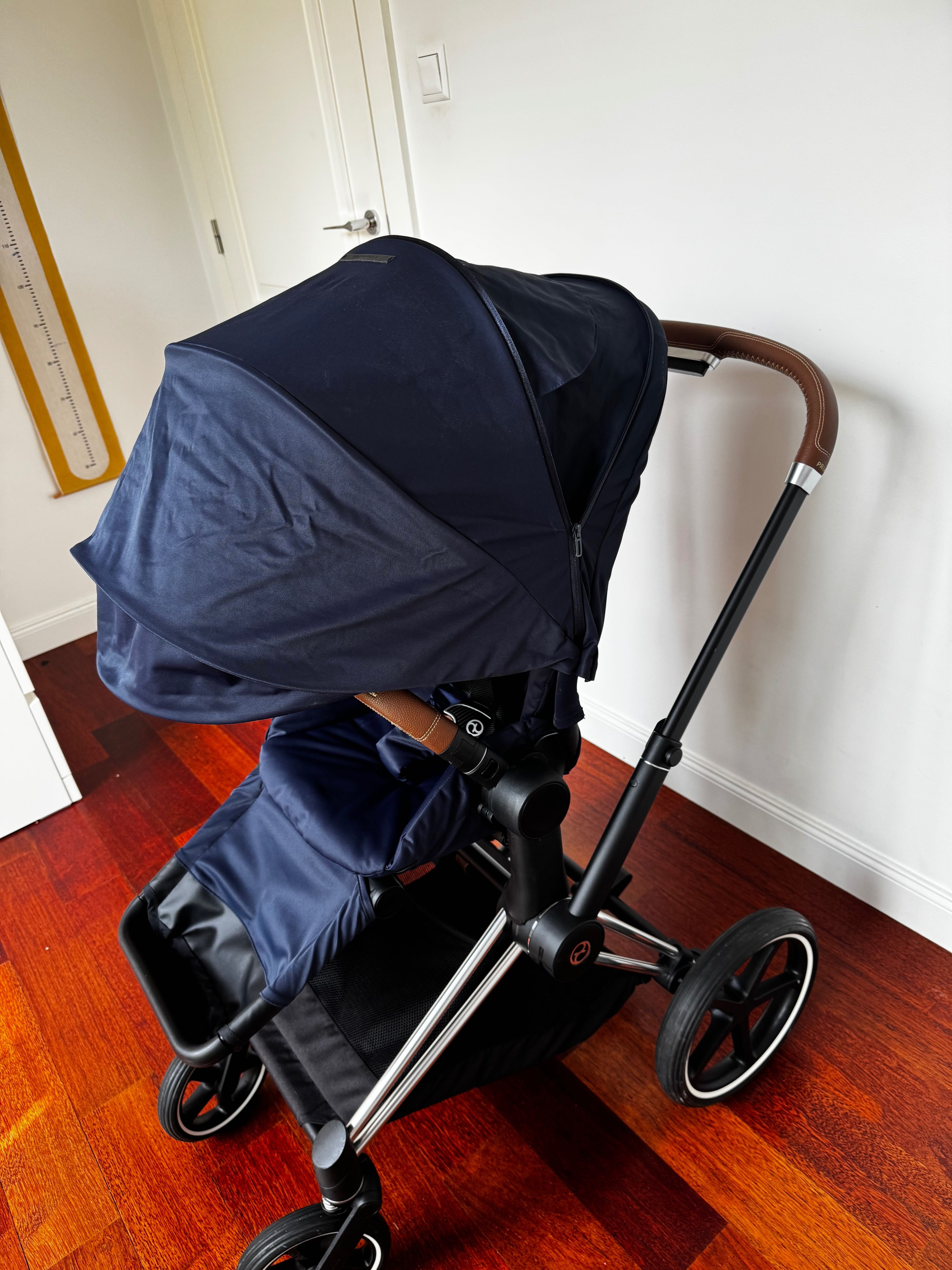 Cybex Priam 2.0 Chrome Brown + Gondola Lux  + Tapicerka Siedziska