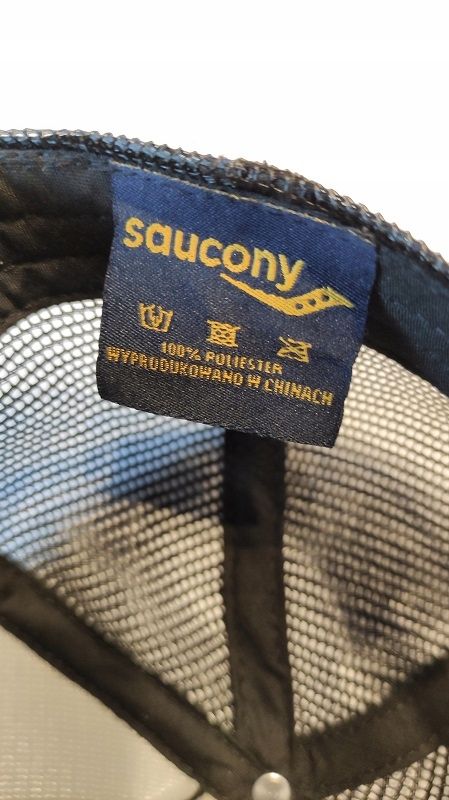 Czapka Z Daszkiem Czarna Bejsbolówka Saucony World