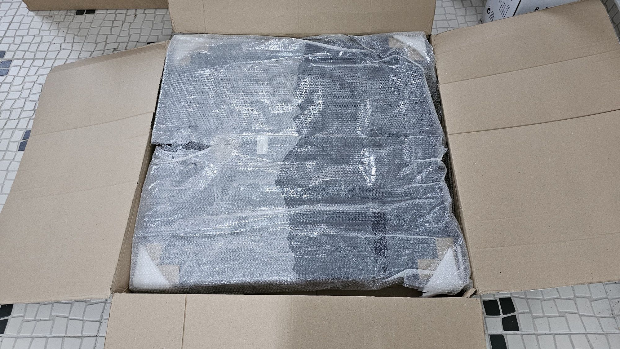 Base de duche fibra preta 80×80