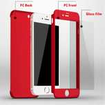 Защитный чехол 360 для iPhone + скло чохол 5 6 S 7 8 Plus SE X XS XR