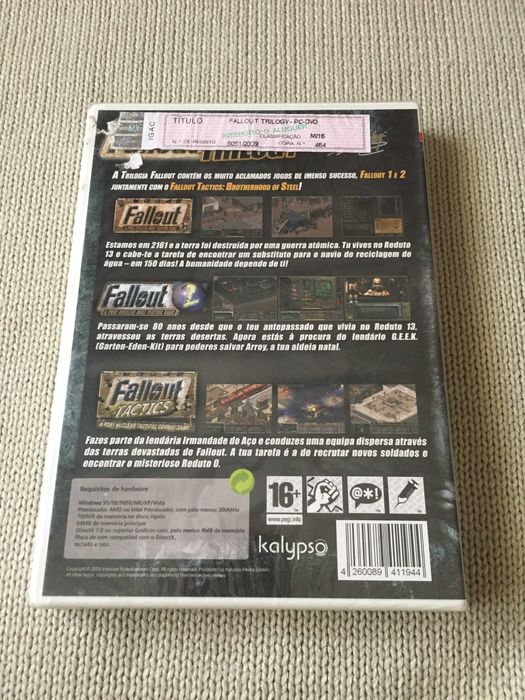 Fallout Trilogy PC Novo