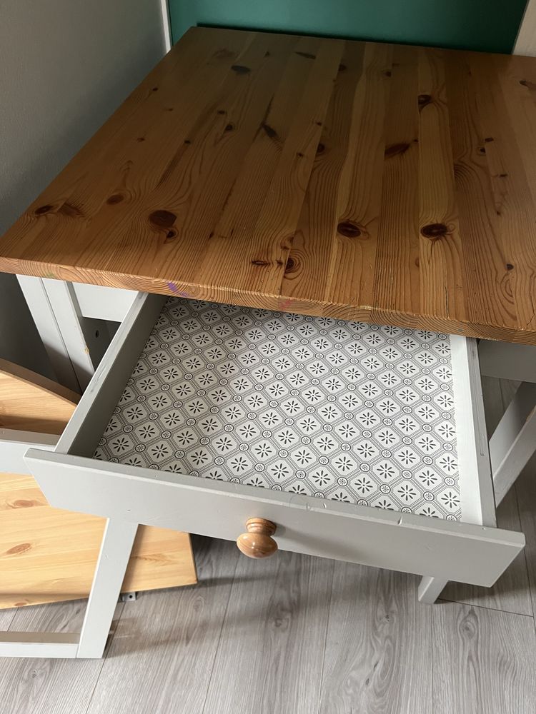 Stół rozkładany drewniany Ikea Gamleby lita sosna