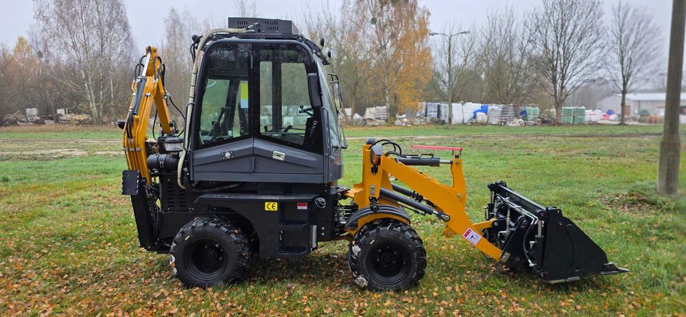 Minikoparka Koparko Ładowarka Przegubowa Akcesoria Klima OC